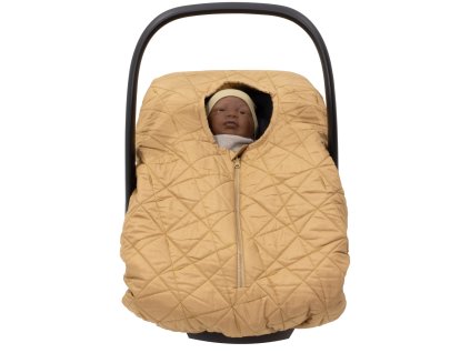 Beige Winter-Stepp-Autositzbezug 0+