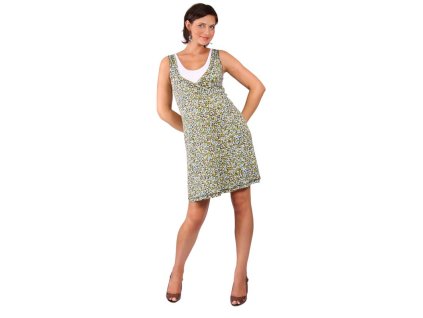 Umstands- und Stillkleid Rialto Laarne türkis gepunktet 0258