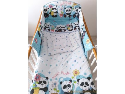 Blue Panda Kinderbett-Set