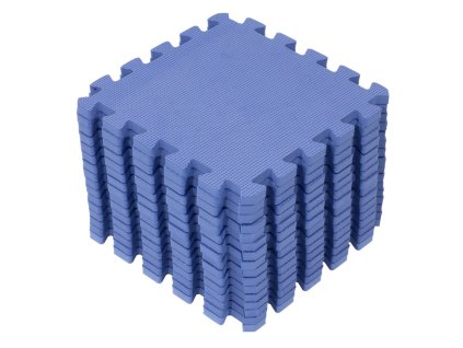 Puzzle-Spielmatte Blau 120x120cm