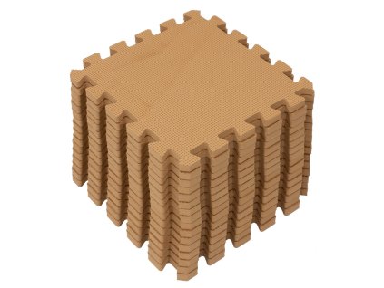 Puzzle-Spielmatte Braun 120x120cm