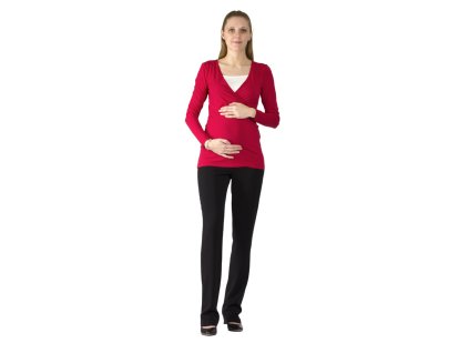 Umstands- und Stillshirt Rialto Devin, rot 0441 (Damengr. 34)