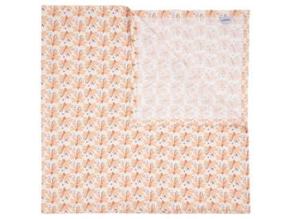 Musselinwindel XXL, 110x110 cm Luma Flowerfever Nude