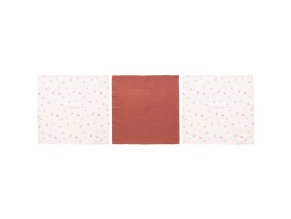 Musselin-Gesichtswaschlappen Luma Sunset Shapes 3 Stk