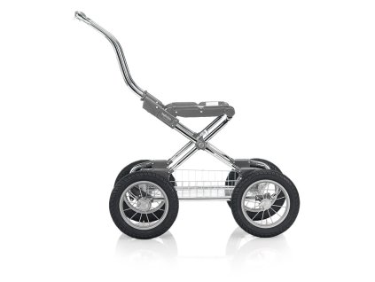 Fahrgestell Inglesina Comfort Chrome Bike Ardesia mit aufblasbaren Rädern