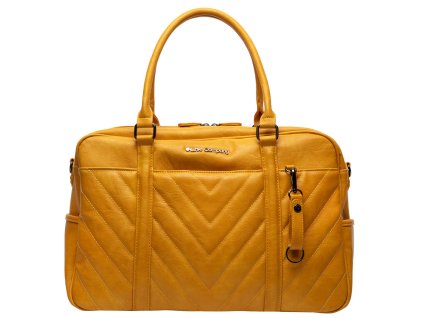 Wickeltasche Amsterdam Quilted yellow Gesteppt