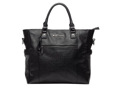 Wickeltasche Oslo Snake Schwarzes Schlangenmuster