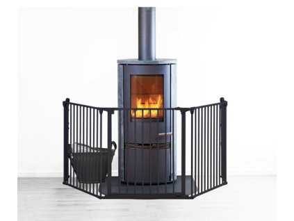 Raumteiler Flex XL schwarz 90-270 cm