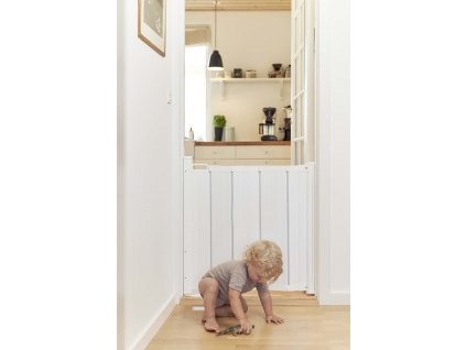 BabyDan Lamellenbarriere Alma weiß 55-89cm, schraubbar