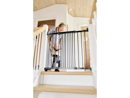 Barriere Babydan Ebba Schwarz 67-105,5 cm Metall, schraubbar