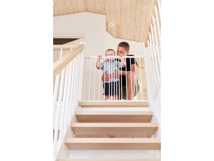 Barriere Babydan Ebba Weiß 67-105,5 cm Metall, schraubbar