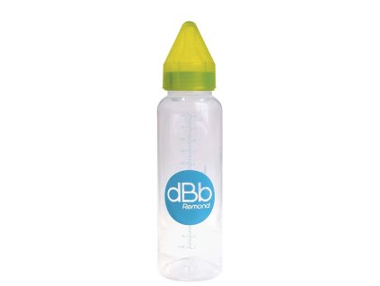 dBb Babyflasche PP 360ml, Schnuller 4+ Monate. Silikon, Grün