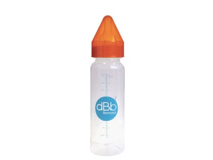 dBb Babyflasche PP 270 ml, Sauger NN. Silikon, Orange