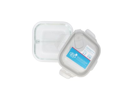 dBb Glasschüssel mit 2 Fächern