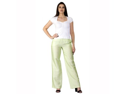 Damen Sommer Leinenhose Celles grün 0029