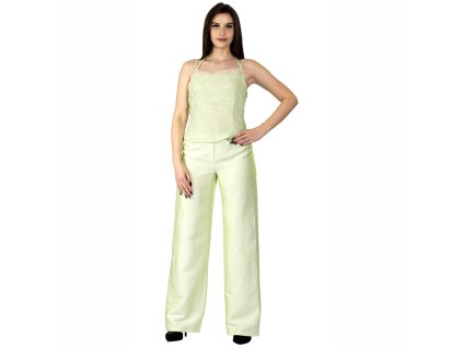 Damen Sommer Leinenhose Givry grün 0029