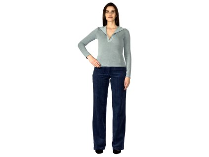 Damen Cordhose Best blau 19235