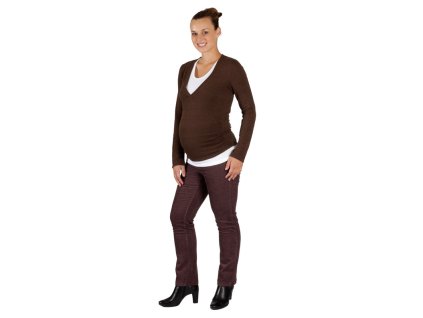 Umstandscordhose Rialto Steiny braun 19206