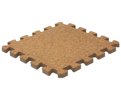 Schaumstoff-Puzzle Kork 31,5 x 31,5 x 1,4 cm, 1 Stk.