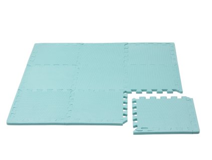 Puzzle-Spielmatte mit Rand, Light Green 92x92 cm