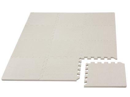 Puzzlespielmatte mit Rand Light Beige 92x122 cm