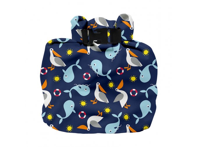 Windeltasche wasserdicht, Nautical, Blau