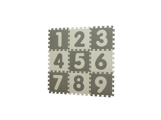 Baby Dan Spielmatte Puzzle Grey mit Zahlen