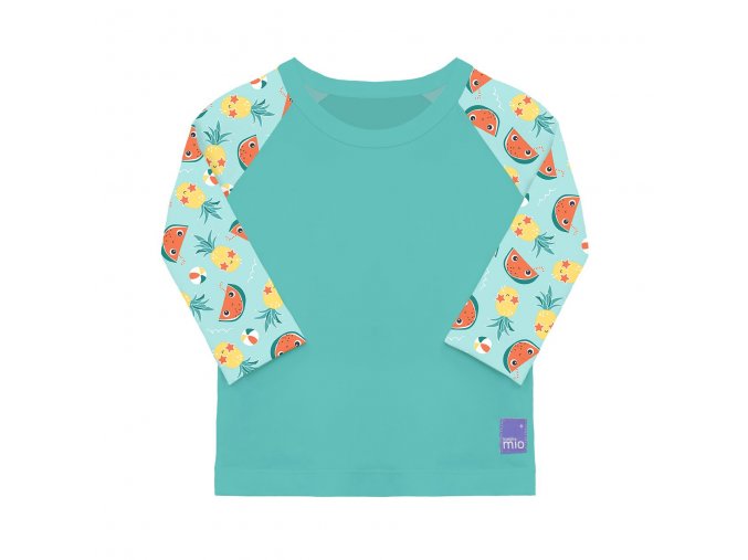 Kinder Badeshirt mit Ärmeln , UV 40+, Tropical,