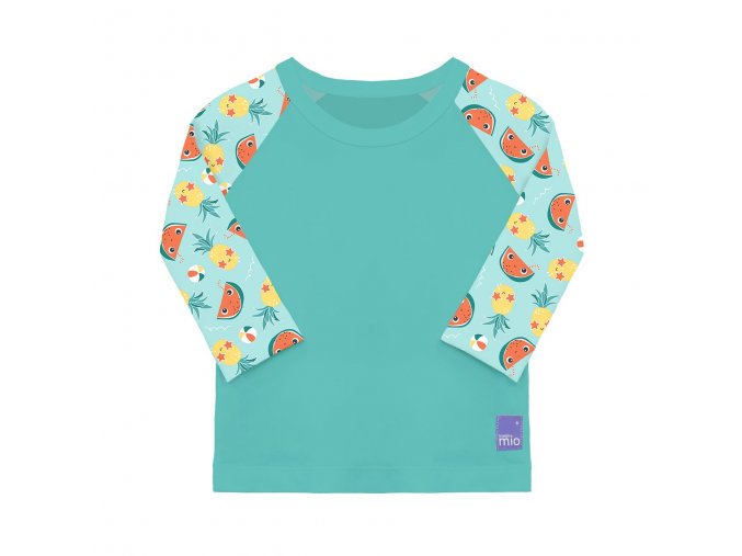 Kinder Badeshirt mit Ärmeln , UV 40+, Tropical,