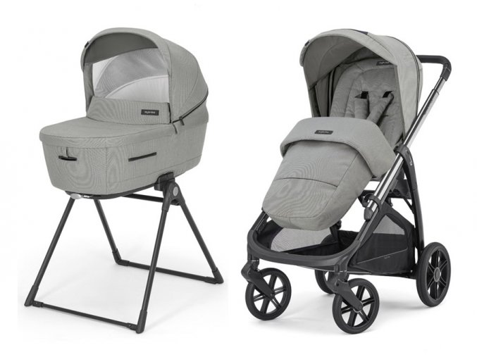 Aptica Duo Satin grey Kombi-Kinderwagen Inglesina Aptica Duo 2in1 Satin Grey