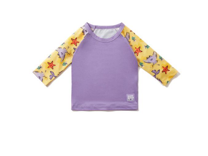 Kinder-Wasser-T-Shirt mit Ärmeln Sand, 6-12 Monate