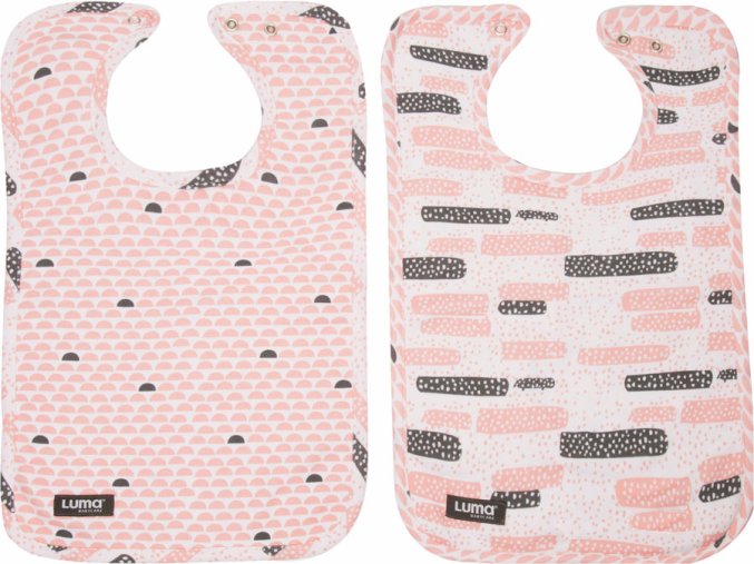 Lätzchen Luma - Peach Moon, 2Stck.