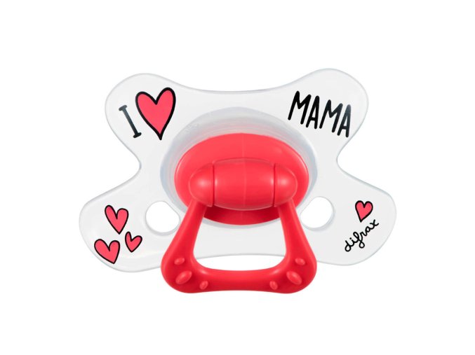 Schnuller Difrax Natural I LOVE MAMA 18+