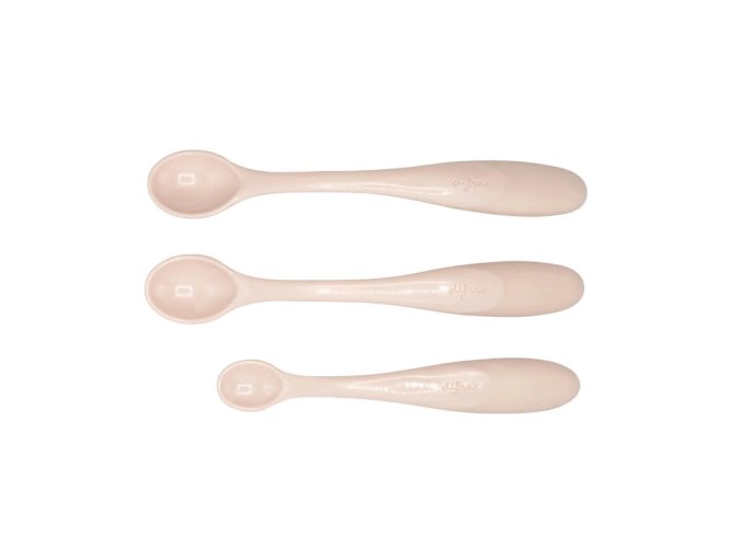 Set Babylöffel, 3 Stück, rosa