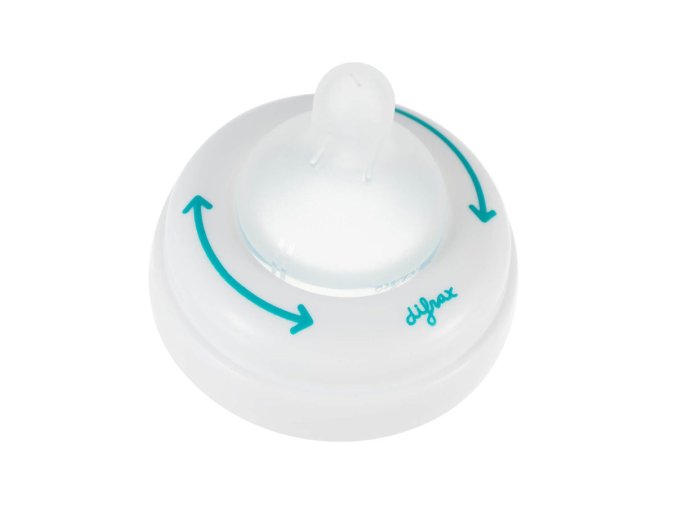 Sauger mit Ring für Difrax 1-2-3 Variflow breite Flasche