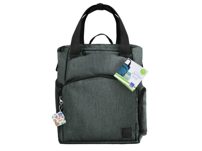 Rucksack Wickeltasche Bambinomio Grey/Spider monkey