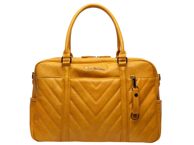 Wickeltasche Amsterdam Quilted yellow Gesteppt