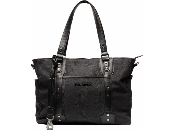 Wickeltasche Paris Snake Schwarzes Schlangenmuster