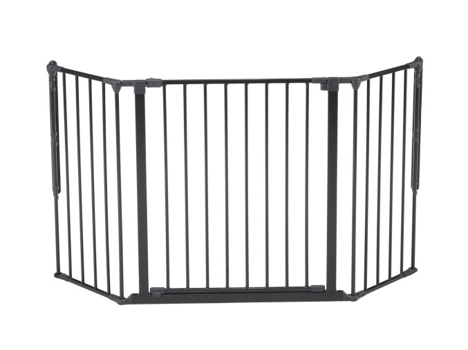 Raumteiler Flex M schwarz 90-140 cm