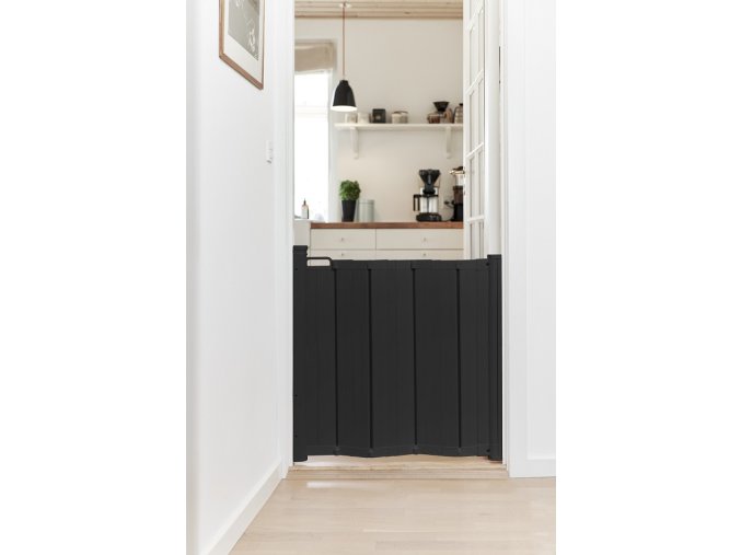 BabyDan Alma Black Lamellenbarriere 55-89cm, schraubbar