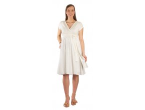 Umstandsfestkleid Rialto Labelle cremig 0440 (Damen Größe 36)