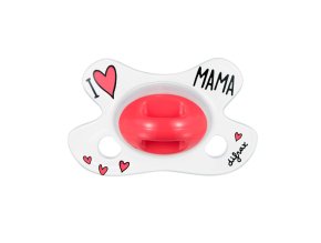 Difrax Natural I LOVE MAMA Schnuller, neugeboren