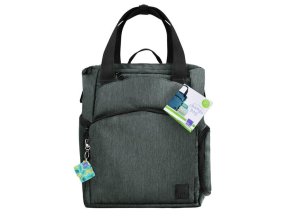 Rucksack Wickeltasche Bambinomio Grey/Jungle snake
