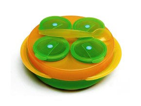 dBb Baby Snack, Set mit 4 Schüsseln, Teller, Löffel