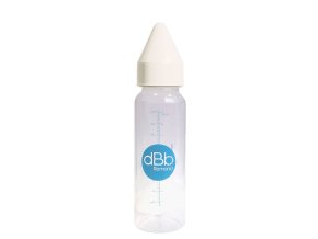 dBb Babyflasche PP 270 ml, Sauger NN. Gummi, Weiß
