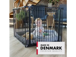 Universal-Laufgitter BabyDan CombiFit 5-Eck-Laufgitter, schwarz