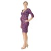 Umstands- und Stillkleid Rialto Diva lila Kreise 0535