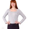 Damen-Freizeit-T-Shirt Rialto Femilet grau Lurex 0273