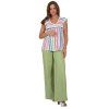 Umstands-T-Shirt Rialto Corrano bunte Streifen 0183