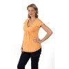 Umstands-T-Shirt Rialto Doncols orange gestreift 7816